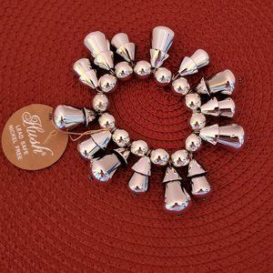 Silver Stretch Bauble Bracelet by Hush